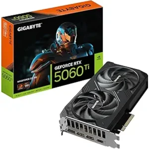 Tarjeta de Video GIGABYTE RTX 5060 Ti 16Gb WINDFORCE OC
