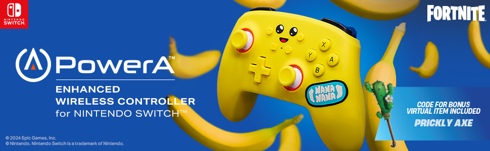 nintendo switch wireless controller fornite peely controller