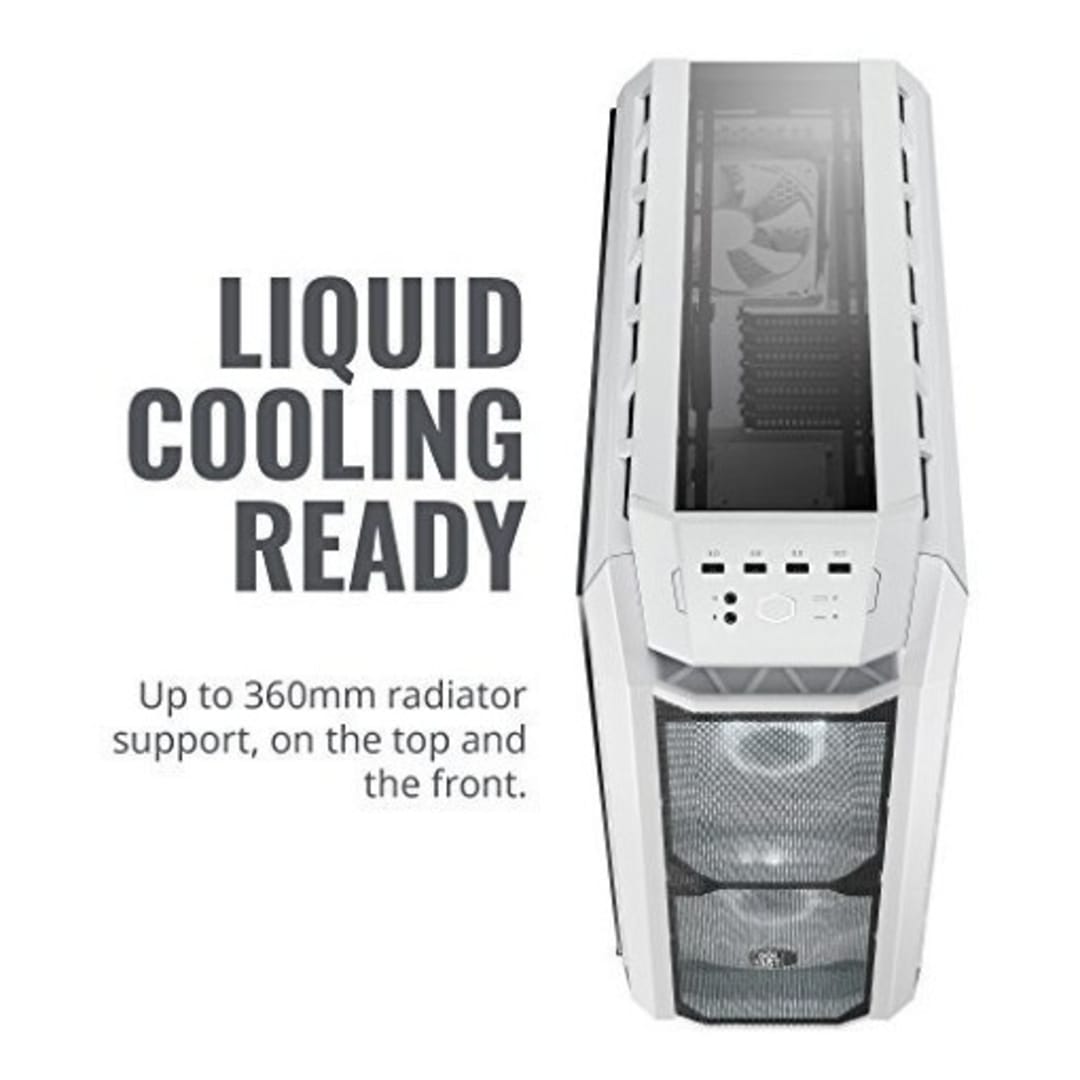 Gabinete COOLER MASTER MasterCase MCM-H500P-WGNN-S00 blanco - imagen 3