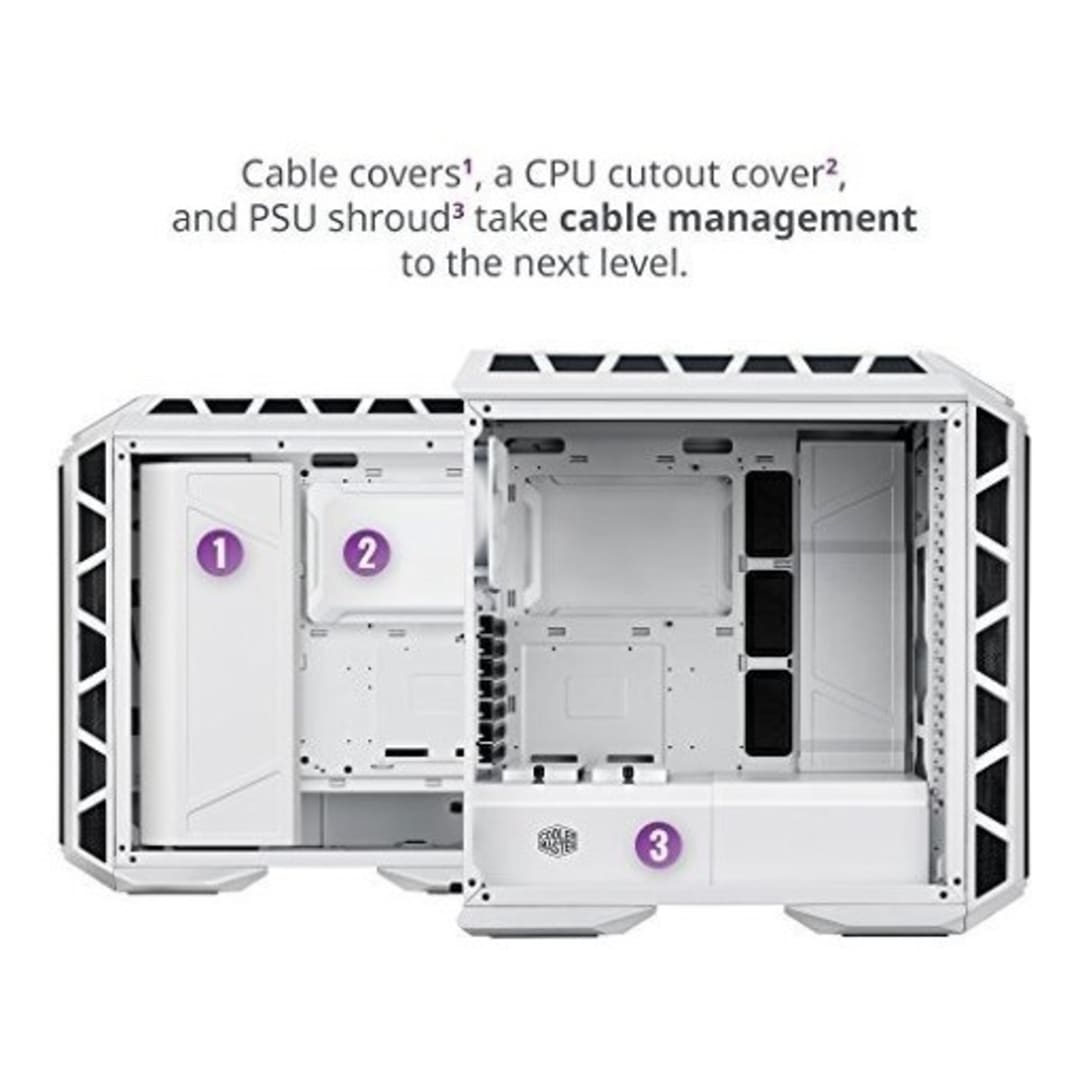 Gabinete COOLER MASTER MasterCase MCM-H500P-WGNN-S00 blanco - imagen 4