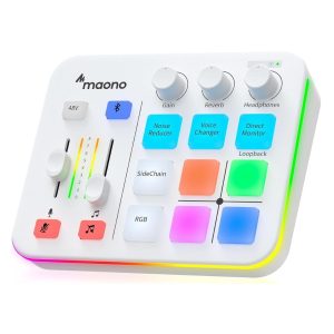 Audio Mixer MAONO G1 NEO RGB blanca