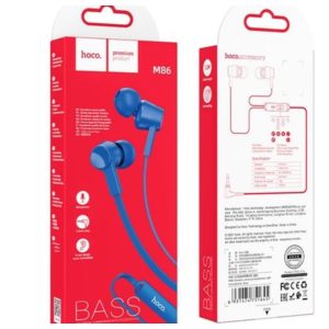 HOCO M86 EARPHONES OCEANIC C/MIC 3.5MM BLUE