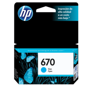 HP CZ114AL (670) CYAN 3525/4615/4625/5525/6525 300 COPIAS