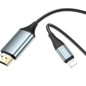 HOCO UA15 ADAPTADOR LIGHTNING A HDMI METAL GREY 2M