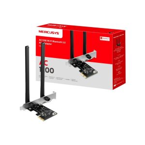 Adaptador Inalámbrico USB MERCUSYS MA30E | AC1200, PCIe Bluetooth 5.0 Wi-Fi