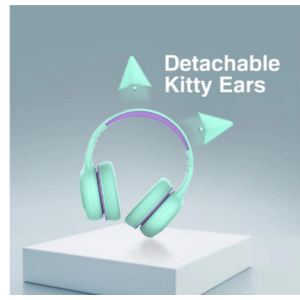 PROMATE SIMBA.EMR HEADPHONES P/NIÑOS 3.5MM CELESTE/VIOLETA