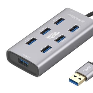 PROMATE EZHUB-7 HUB USB CON ADAPTADOR USB-C A 7 USB 3.0