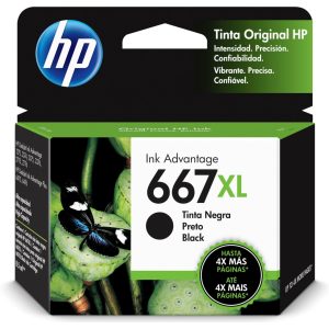 HP 3YM81AL (667) XL NEGRO 60/75/2375/2775/4175 480 COPIAS