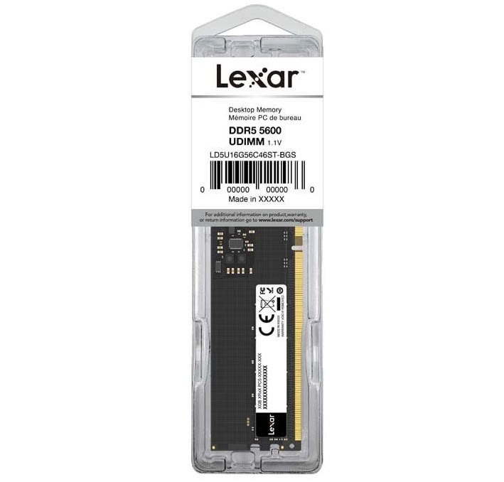 Memoria DDR5 Lexar 16GB 5600Mhz DIMM - Imagen 2