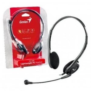 Audifonos c/microfono Genius HS-200C negros