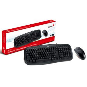 Combo teclado y mouse Multimedia Genius espa?ol USB