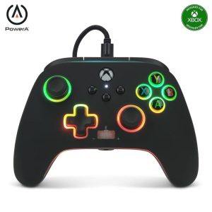 Joystick Power A Cableado Lumectra Xbox Series Blanco