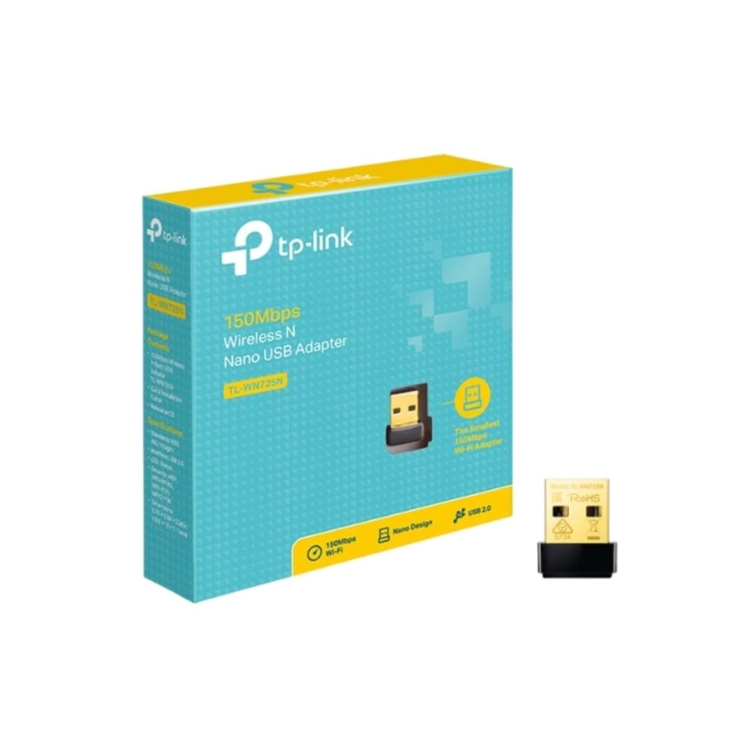 Adaptador Nano USB TP-LINK TL-WN725N | WiFi, 150Mbps