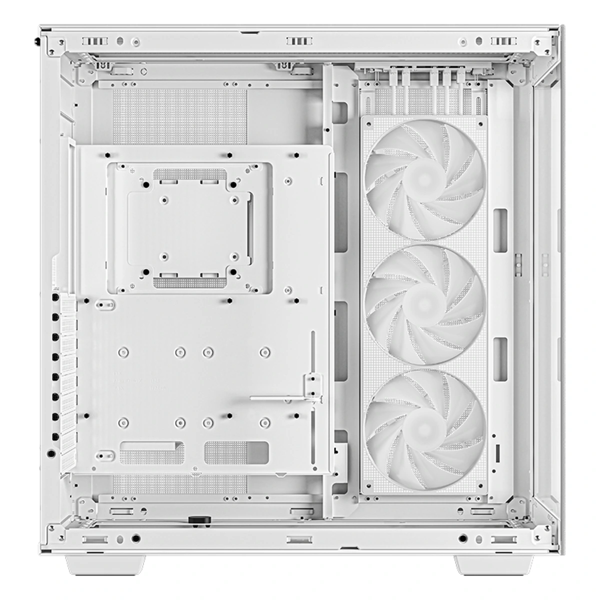 DeepCool CH780 WH blanco - interior y ventiladores