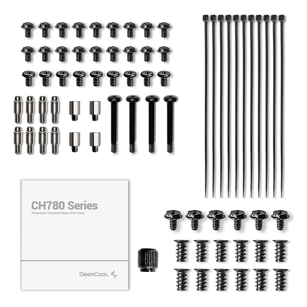 DeepCool CH780 WH blanco - accesorios incluidos
