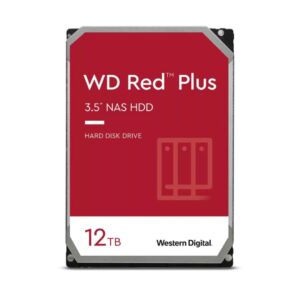 Disco HDD WESTERN DIGITAL Red Plus 12TB 3.5 SATA