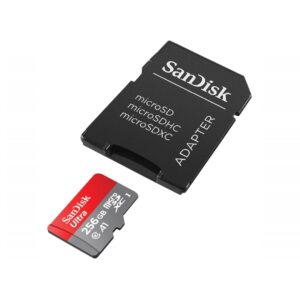 Memoria micro SD con adaptador SanDisk Ultra SDSQUAB-256G-GH3MA UHS-I U1 256Gb
