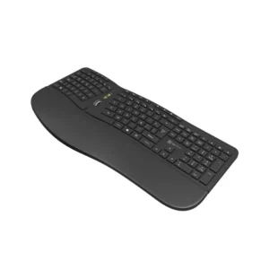Teclado Klip Xtreme KBK-530S Inalambrico 2.4 GHz ESP Ergonomico Negro