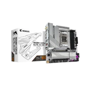 Motherboard Gigabyte B650M AORUS ELITE AX ICE DDR5 AM5 blanca