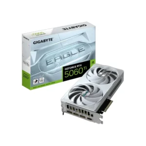 Tarjeta de Video GIGABYTE RTX 5060 Ti 8Gb EAGLE OC ICE blanca