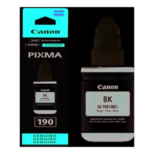 Botella de tinta Canon GI190BK para G1100/2010/2100/2111/3100/3110