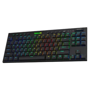 Teclado mecánico Redragon K621 Horus TKL RGB inalámbrico Red Switch