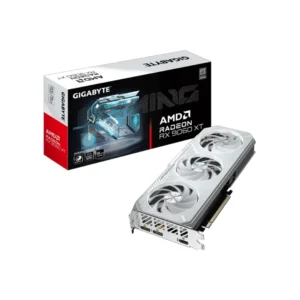 Tarjeta de Video GIGABYTE RX 9060 XT 16Gb GAMING OC ICE blanca