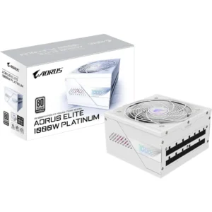 Fuente GIGABYTE GP-AE1000PM PG5 ICE 1000W 80 Plus Platinum modular blanca