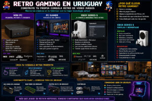 consola retro de video juegos