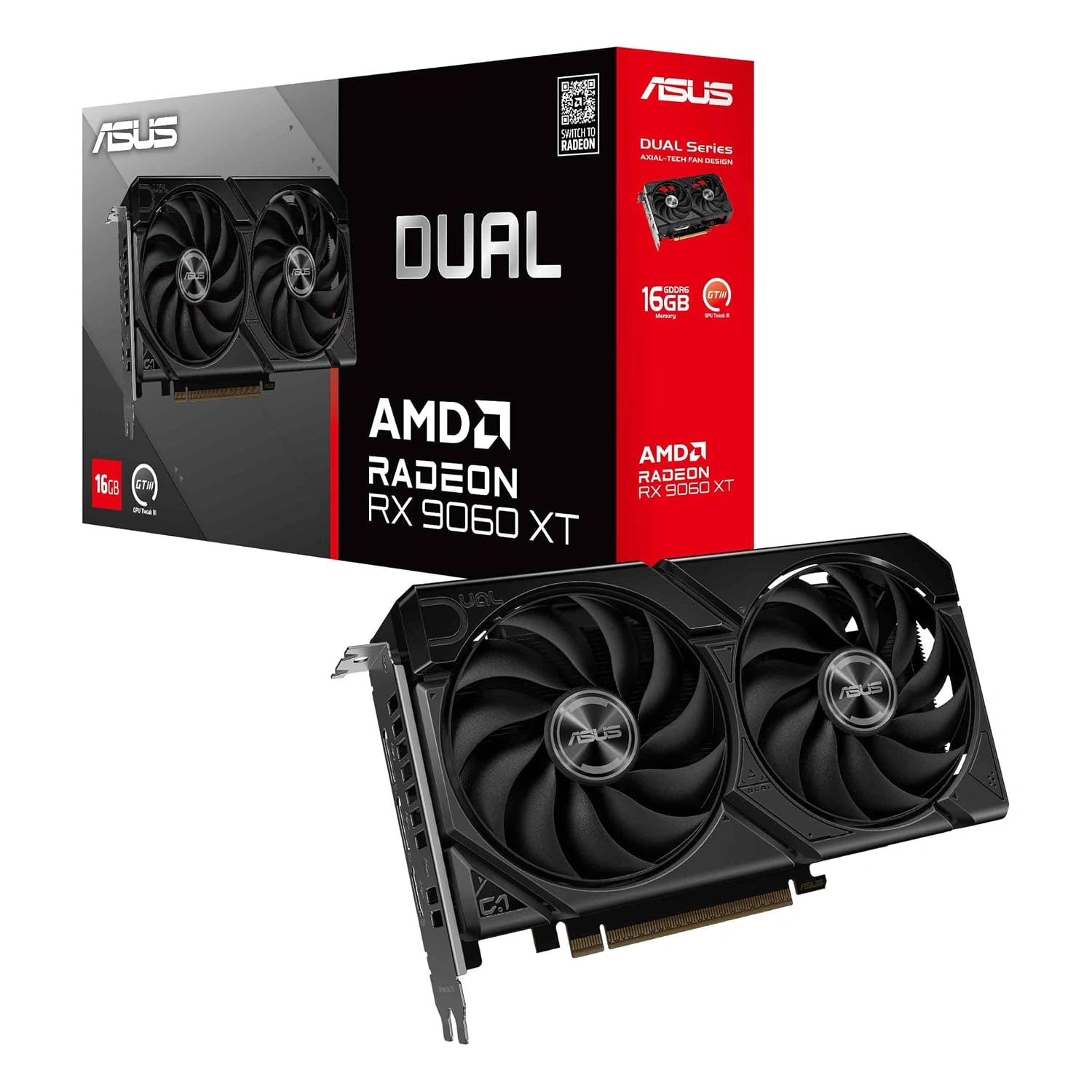 Tarjeta de video ASUS Dual RX 9060 XT 16Gb - imagen 2