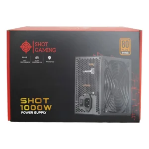 Fuente Shot Gaming Pro Series 1000W 80 Plus Bronze Negra
