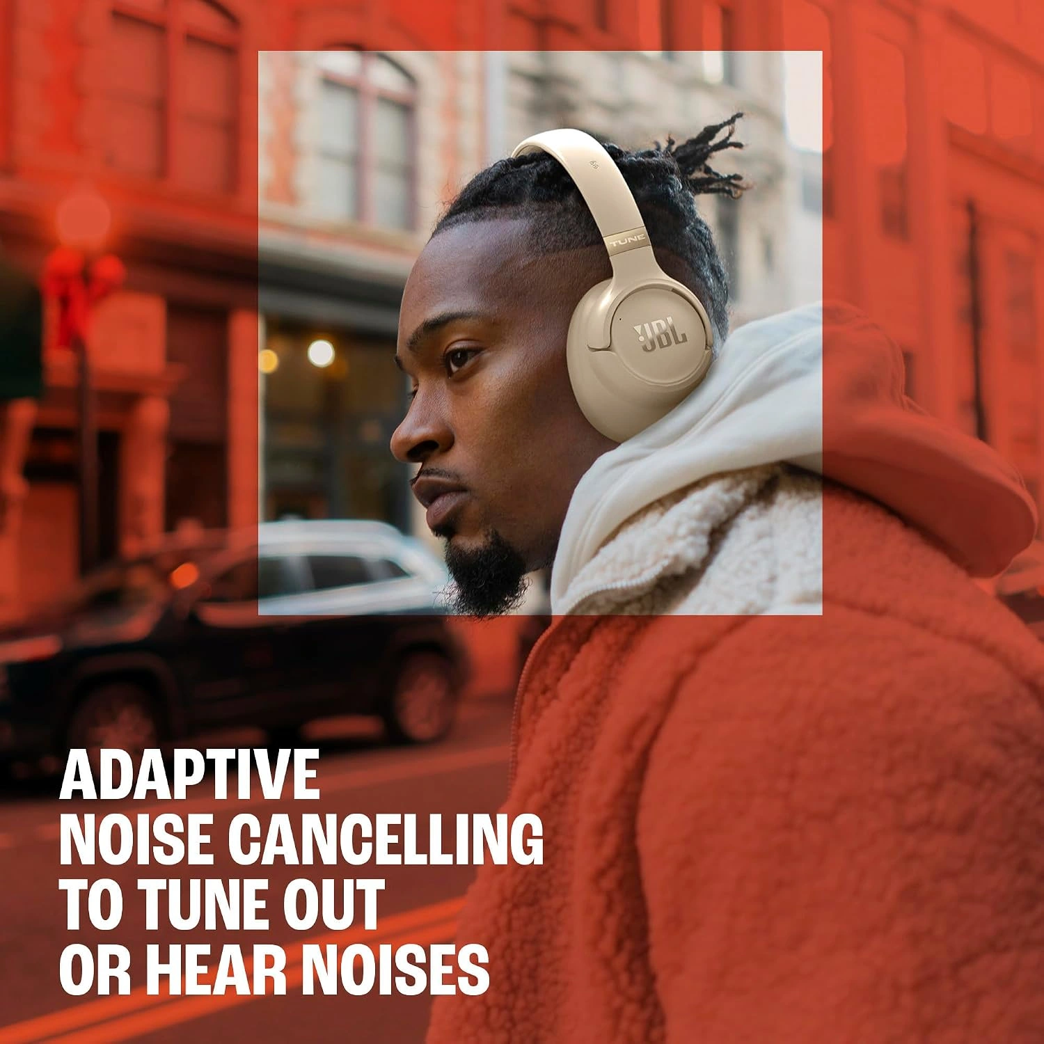 Auricular Inalambrico JBL Tune 780NC Bluetooth ANC beige - imagen 4