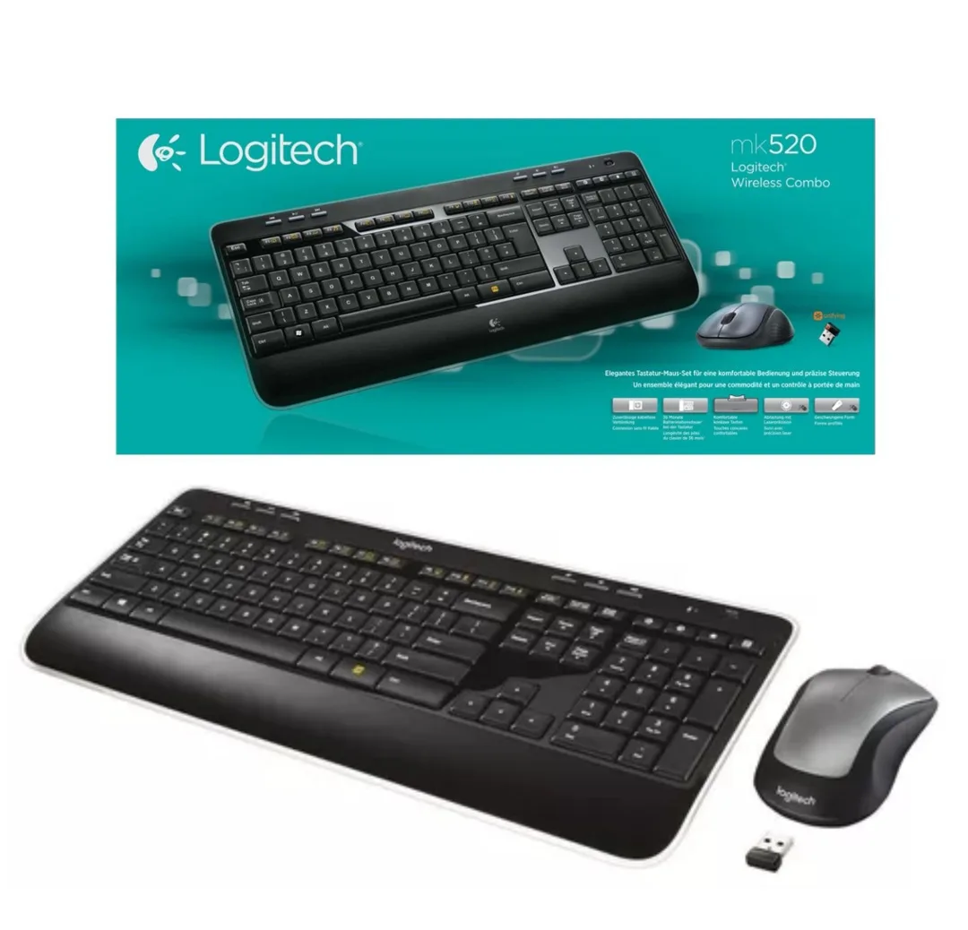 Combo Logitech MK520 Teclado y Mouse Inalambrico - imagen 2