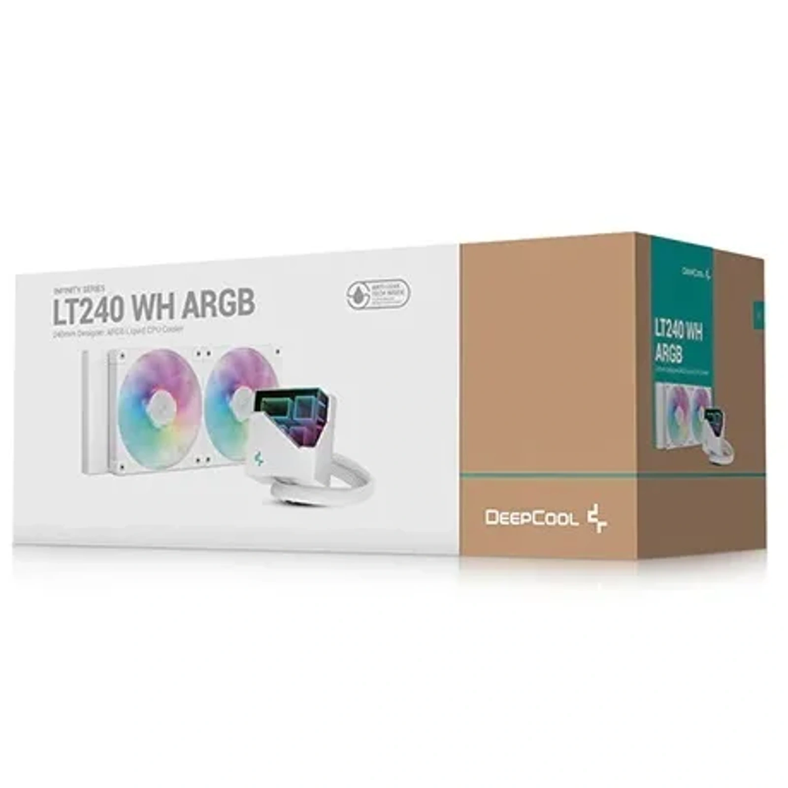 Water Cooling DeepCool LT240 240mm ARGB blanco