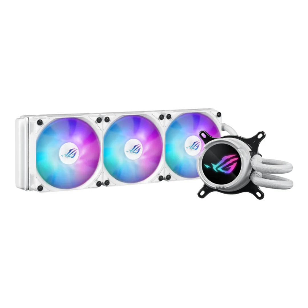 Water Cooling ASUS ROG Strix LC III 360mm ARGB LCD blanco - imagen 2