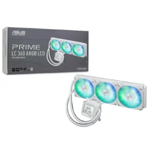 Water Cooling ASUS Prime LC 360mm ARGB blanco