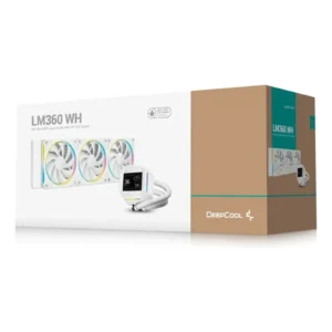Water Cooling DeepCool LM360 360mm LCD ARGB blanco