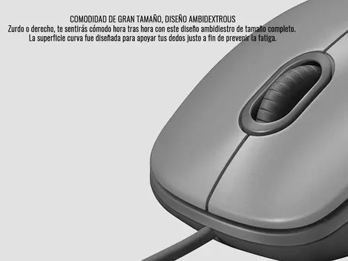 Mouse Logitech M110 Silent plateado - imagen 3
