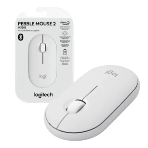 Mouse Logitech M350S Pebble 2 Bluetooth blanco