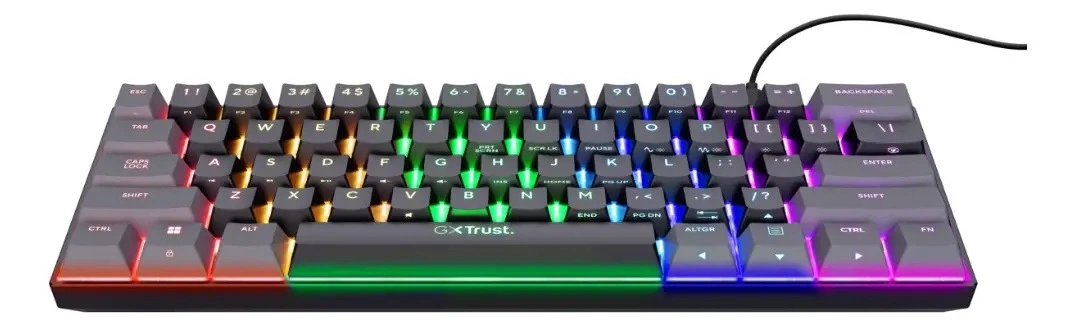 Teclado Mecanico Trust GXT867 Acira 60% RGB - imagen 2