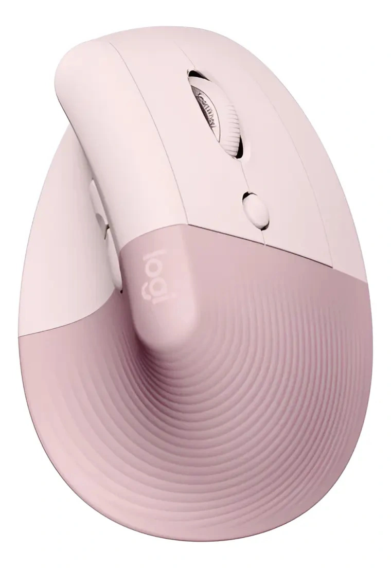Mouse Inalambrico Logitech Lift Vertical Ergonomico rosa - imagen 4