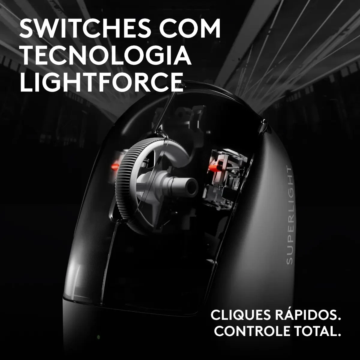 Mouse Logitech G Pro X Superlight 2c Lightspeed Inalambrico blanco - imagen 2