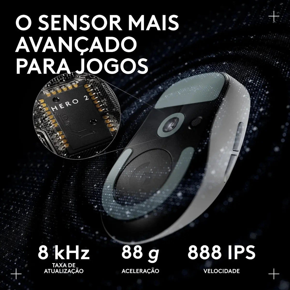 Mouse Logitech G Pro X Superlight 2c Lightspeed Inalambrico blanco - imagen 3