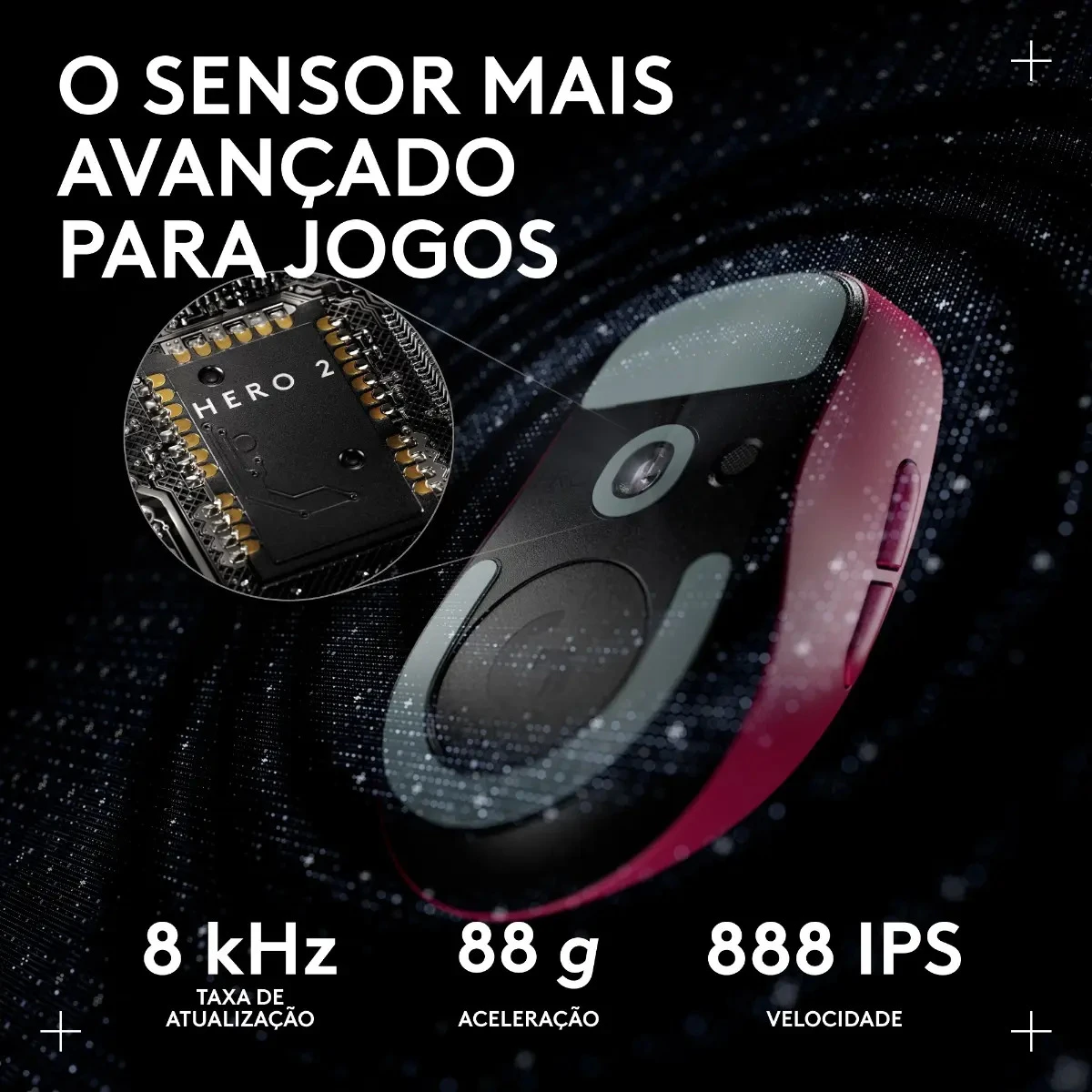 Mouse Logitech G Pro X Superlight 2c Lightspeed Inalambrico rosa - imagen 3