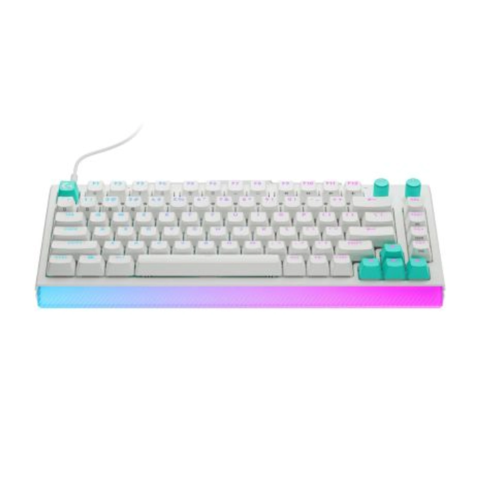 Teclado Mecanico Logitech G512 X 75 RGB blanco
