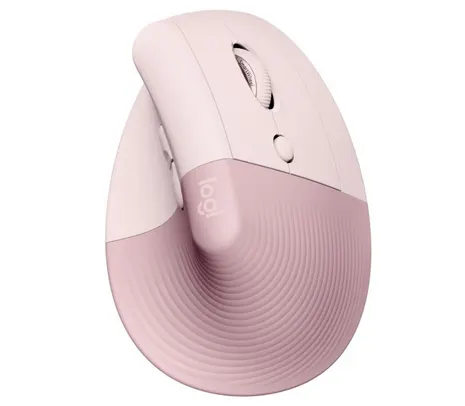 Mouse Inalambrico Logitech Lift Vertical Ergonomico rosa - imagen 2