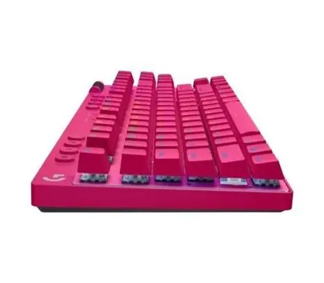Teclado Mecanico Logitech G Pro X TKL Lightspeed Inalambrico RGB magenta - imagen 3
