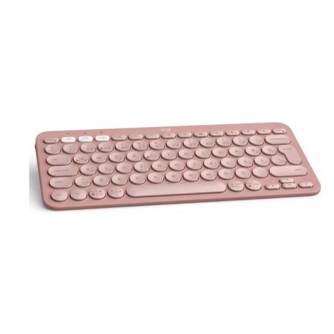 Teclado Inalambrico Logitech K380S Pebble Keys 2 rosa