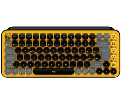 Teclado Mecanico Logitech POP Keys Bluetooth amarillo - imagen 2