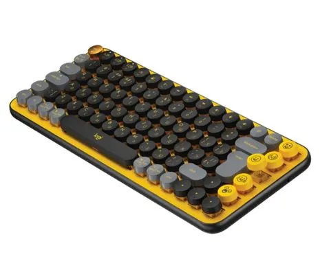 Teclado Mecanico Logitech POP Keys Bluetooth amarillo - imagen 3